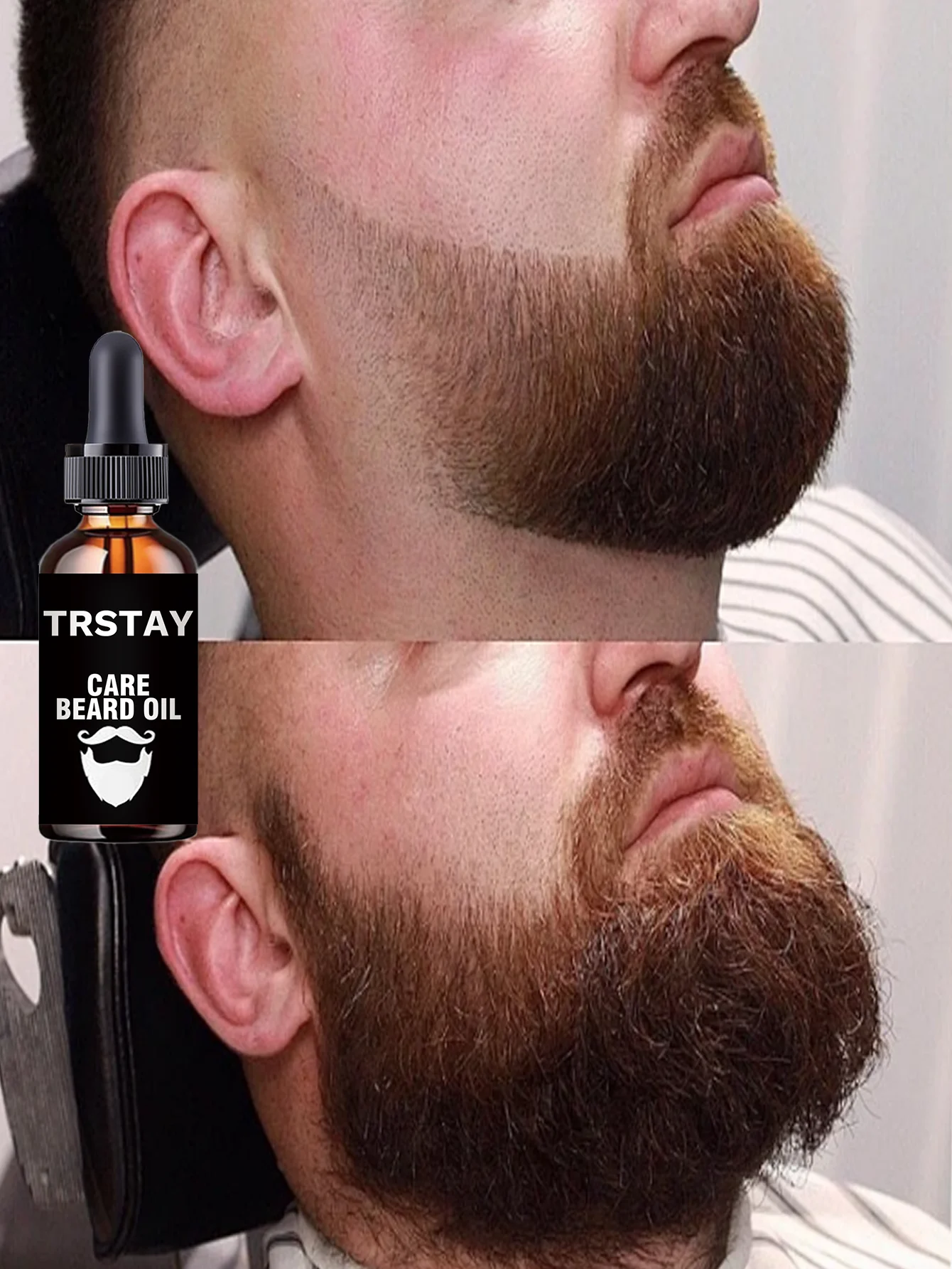 Nourishing beard serum for thick natural mustache non greasy easy shaping styling essence with keratin and aloe vera to repair s
