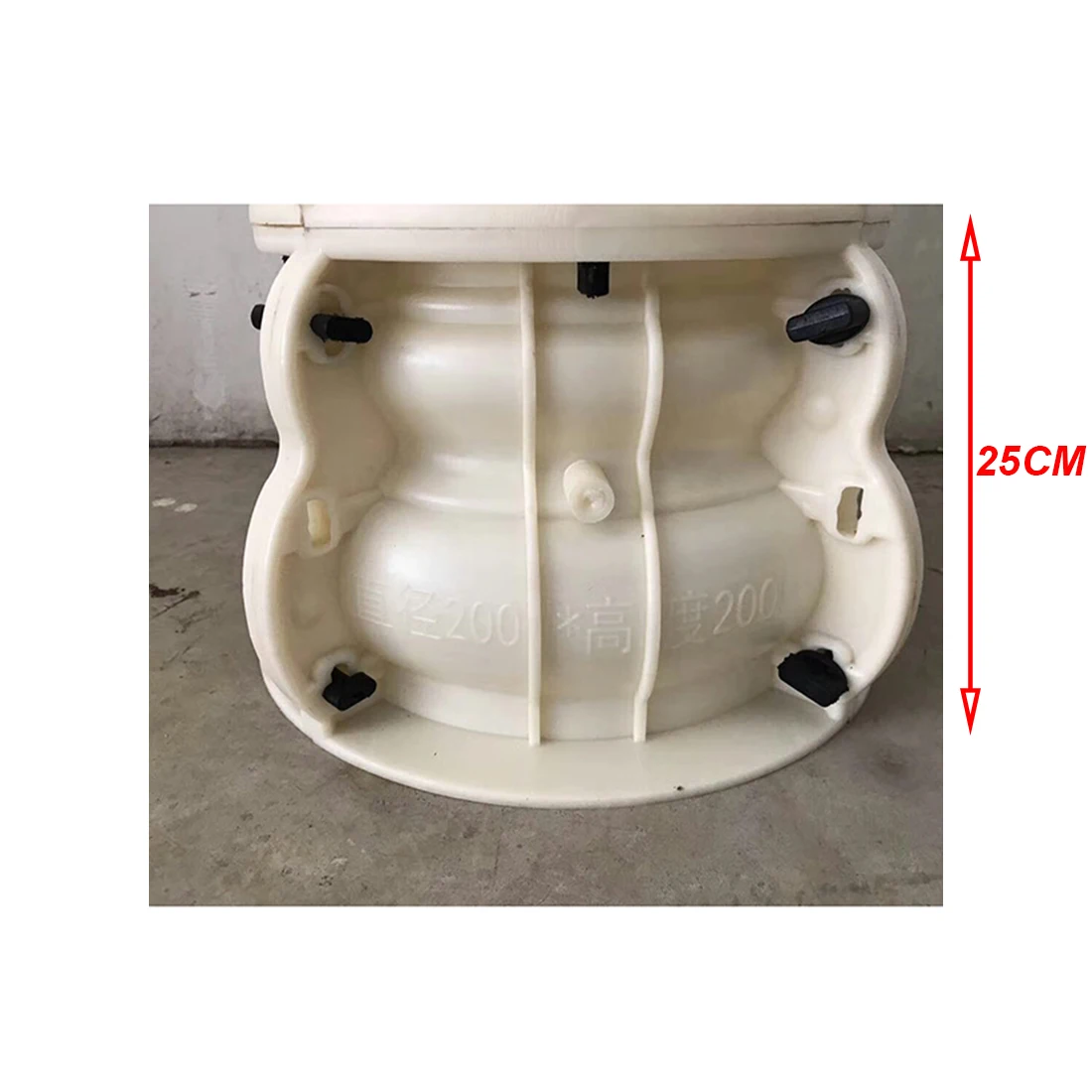 25cm/9.84in Round Column Wedding Ceremony Party Decoration Reusable Mould Pedestal Flower Seat Gypsum Concrete Mold