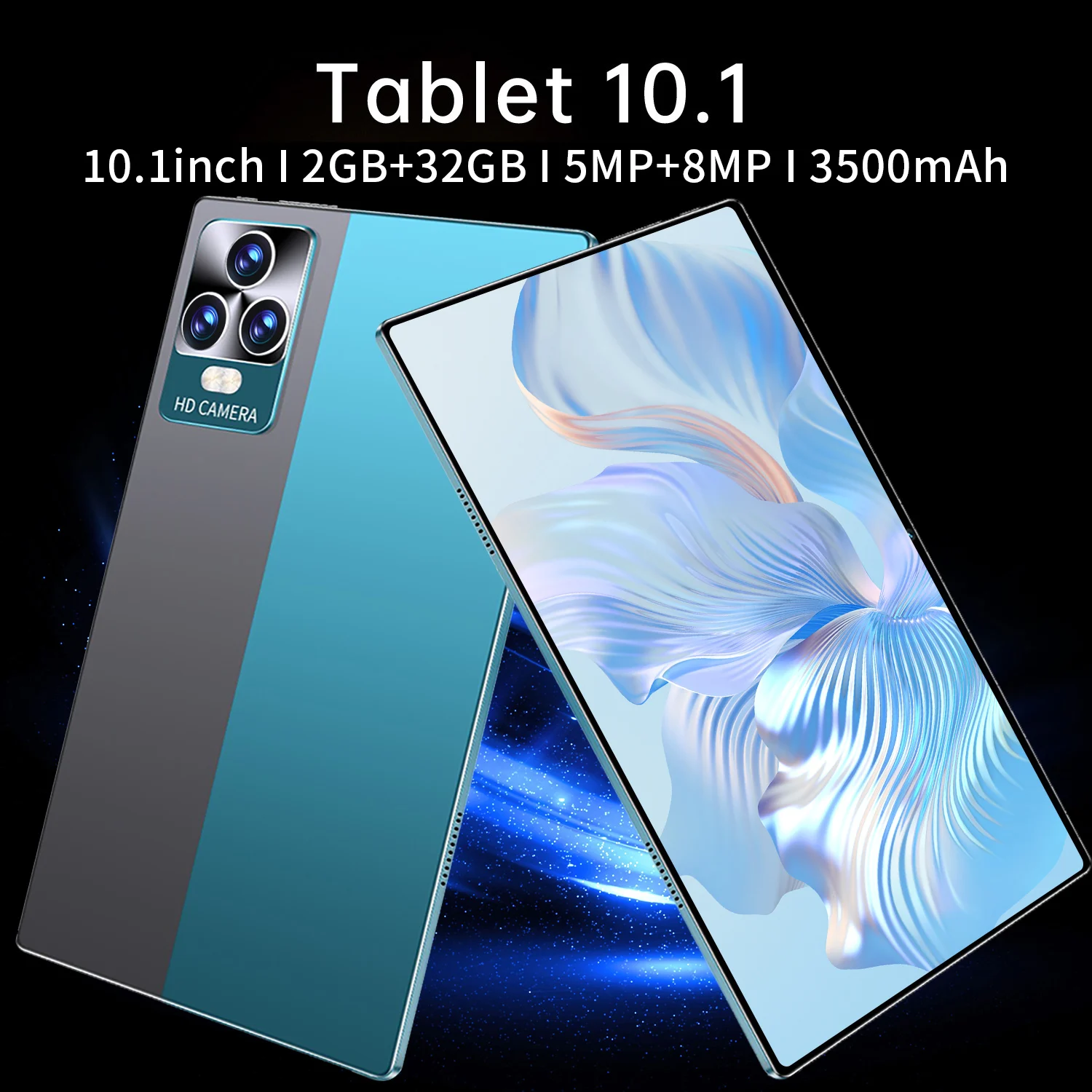 2024 Global Version  Tablette Android 6.0 Tablet 2GB 32GB 10.1 Inch PC Sale +8MP Google Play 3500mAh WIFI Tablet Laptop