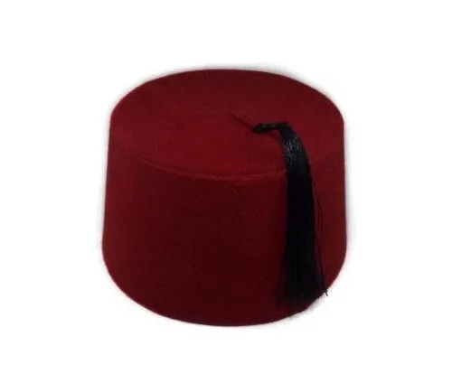 Ottoman Fez Claret Red From Sultan, Local, Ottoman Imperial Fez