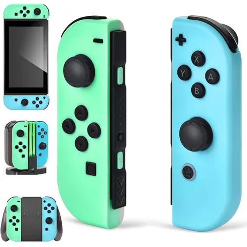 Joy con interruptor inalámbrico, controlador Joycon con Joystick de doble vibración, accesorios para consolas de videojuegos