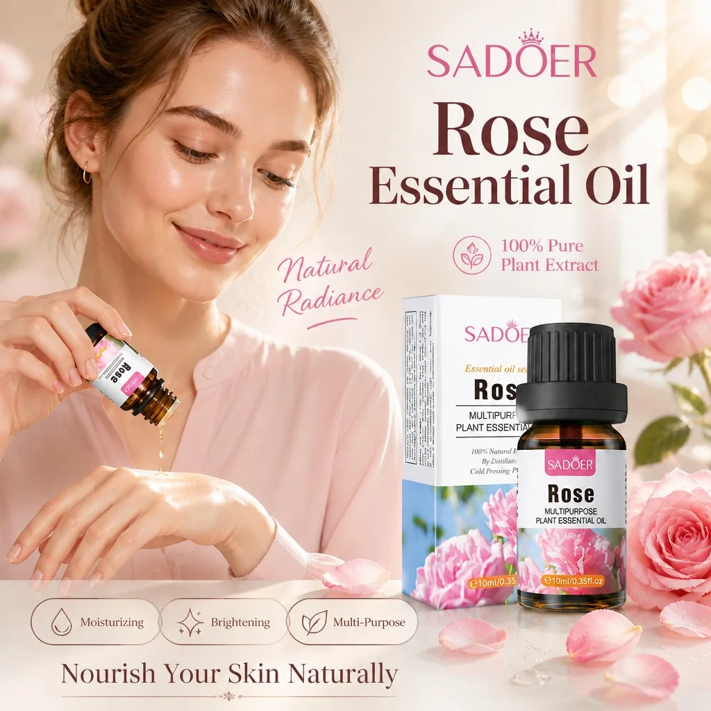 

Rose Essential Oil Deeply Replenishes and Nourishes Locks in Moisture Brightens and Balances Skin Tone and Radiates Radiance