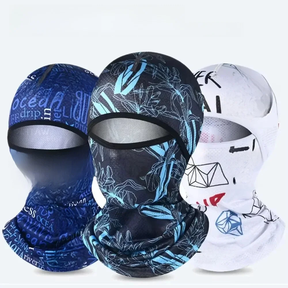 AliExpress Sports Face Cover Headwear Bike Motorcycle Men's Hat Summer Cool Balaclava Ice Silk Cycling Full Face Cap Sun Anti-UV Protection