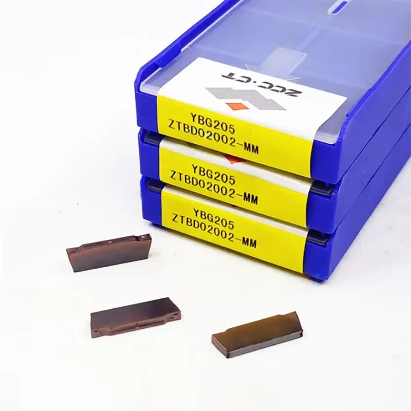 ZCC.CT الأصلي كربيد الحز إدراج ZTBD02002 ZTED02503 ZTFD0303 ZTGD0404 ZTHD0504 ZTKD0608 ZTLD0808 ملليمتر YB9320 YBG205