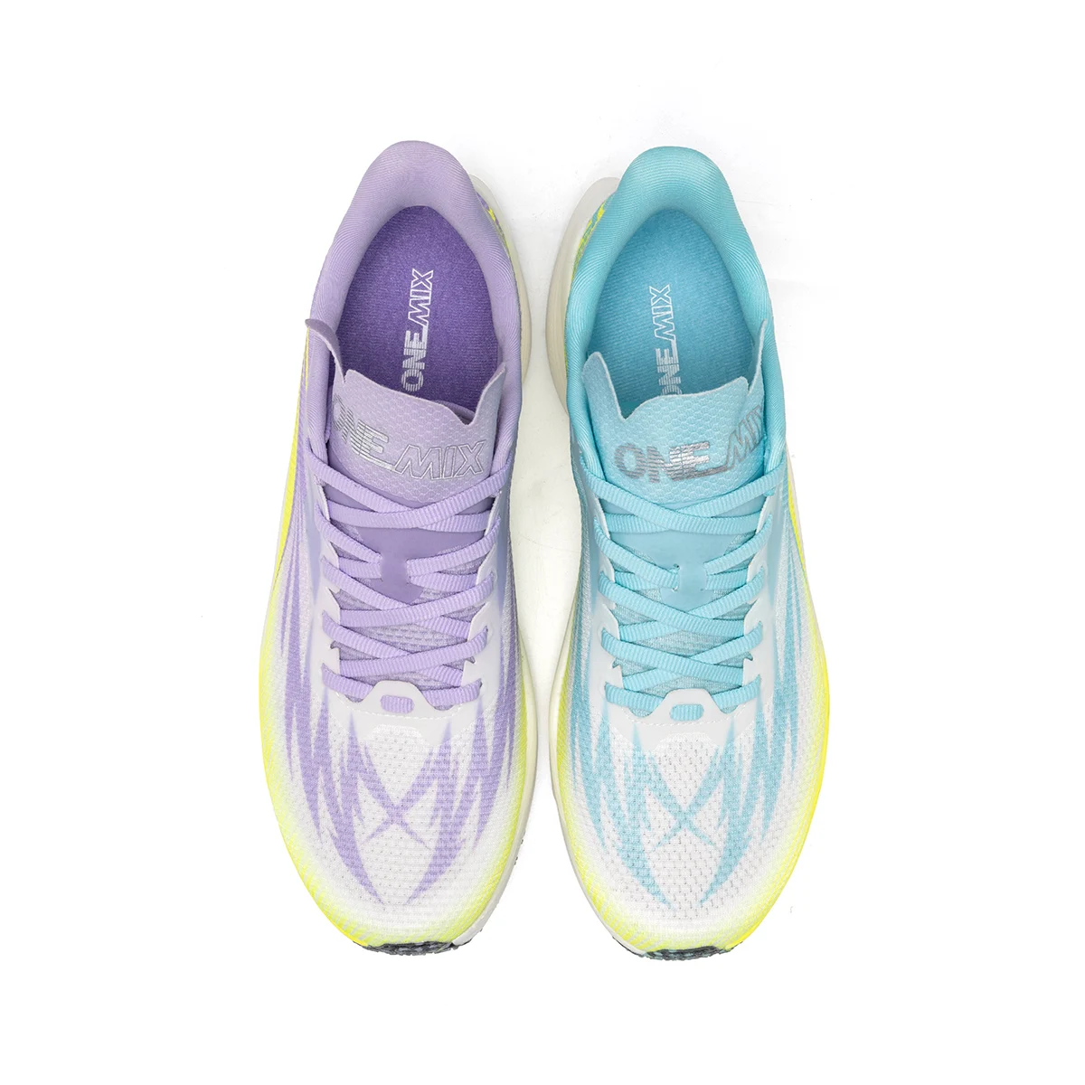 ONEMIX Training Running Shoes for Men Full Sole Nylon Plate Sport Shoes Breathable Summer Female Jogging Shoes Walking Fitness