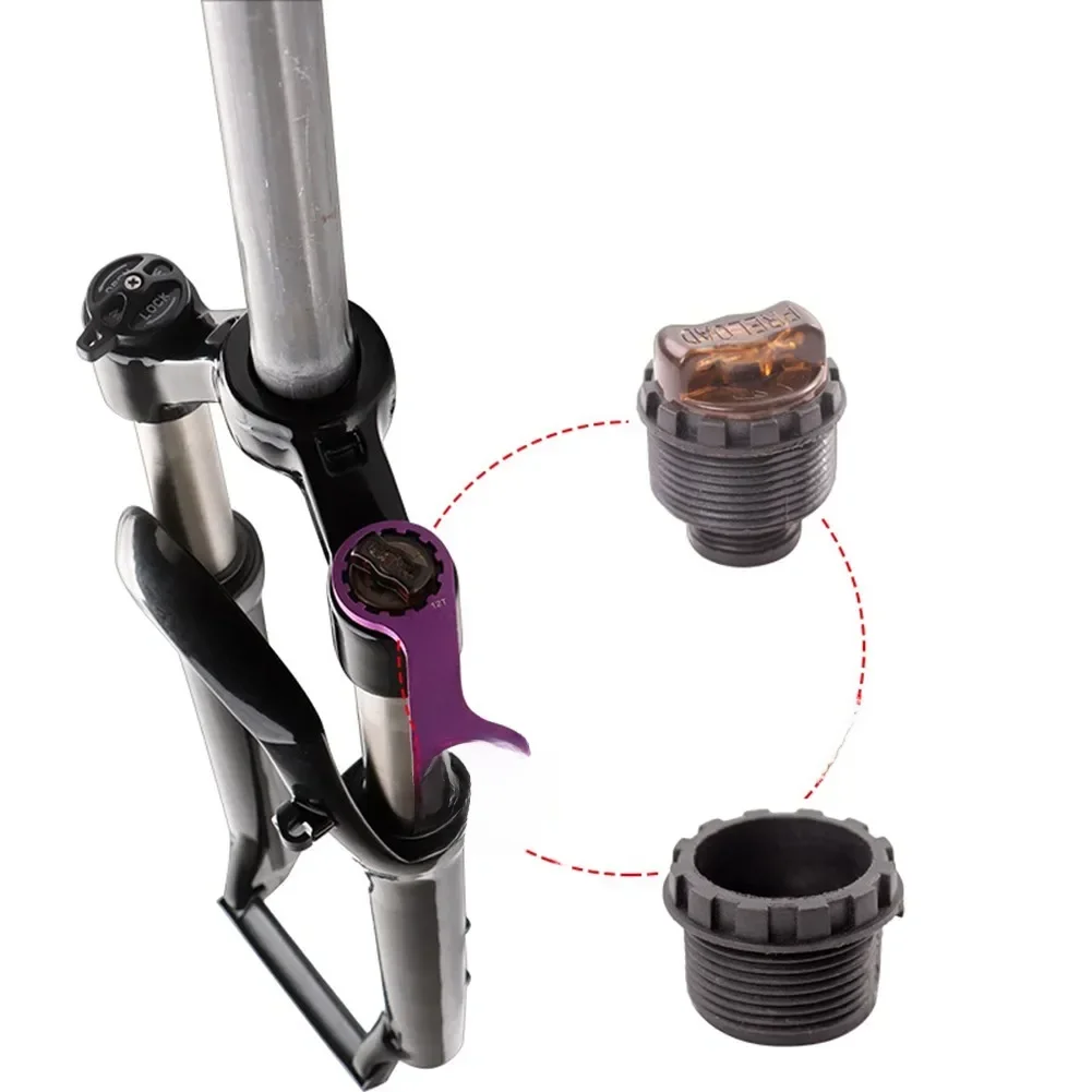 AliExpress NONE Bike Bicycle Fork Preload Adjustment Base 25.4/27.5/30mm For SR Suntour XCR XCM ABS Bike Fork Adjustment Base Bike Parts