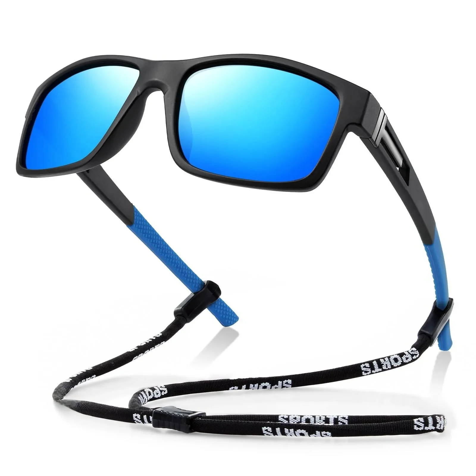 AliExpress GESTLEMONTAR 1pc Stylish Sports Sunglasses For Men & Women Outdoor Cycling Driving Fishing Polarized Fashion Glasses, Comes With Strap
