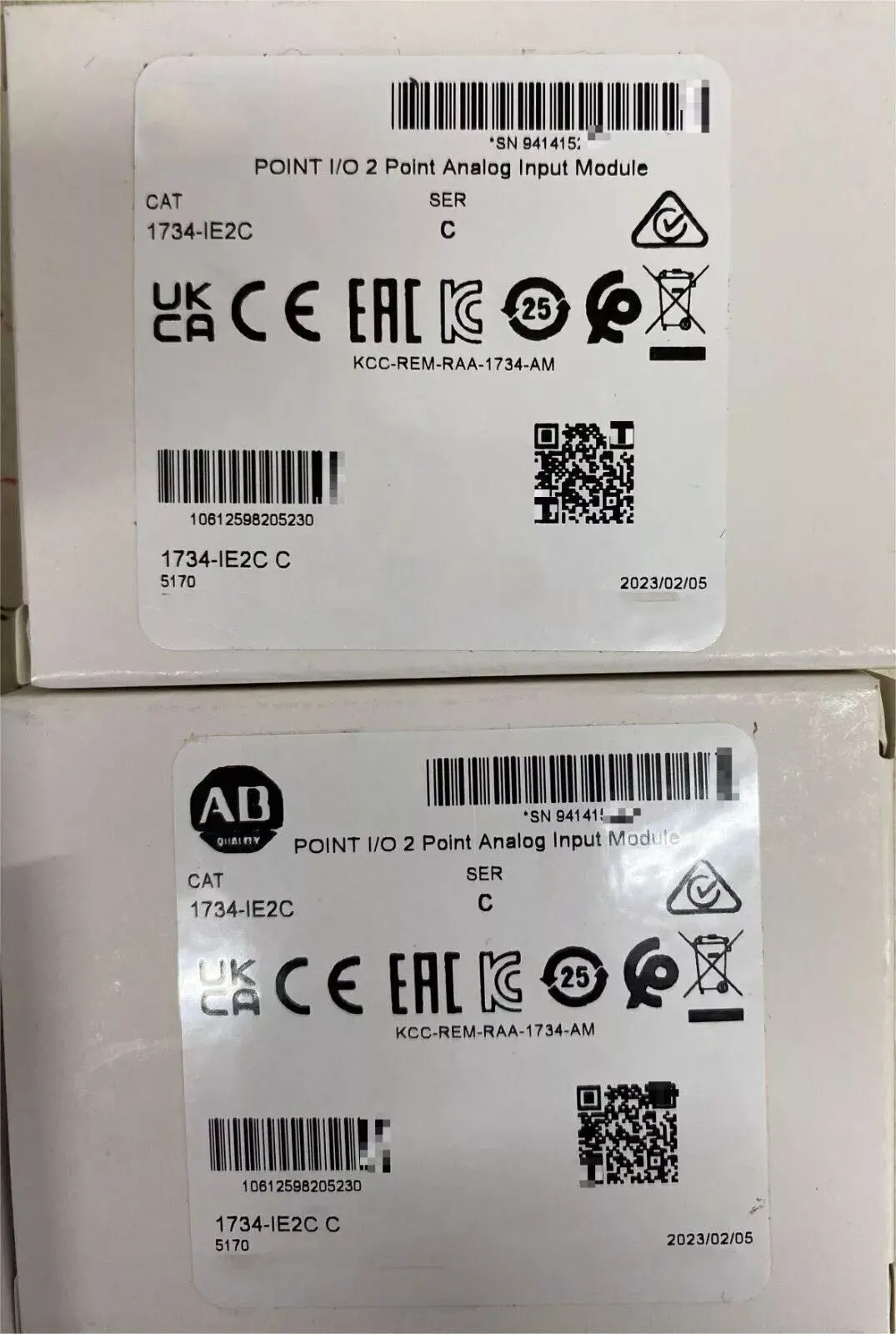 

Brand new 1734-IE2C 1734-IE2CK 1734-IE2V 1734-IE2VK One Year Warranty ​