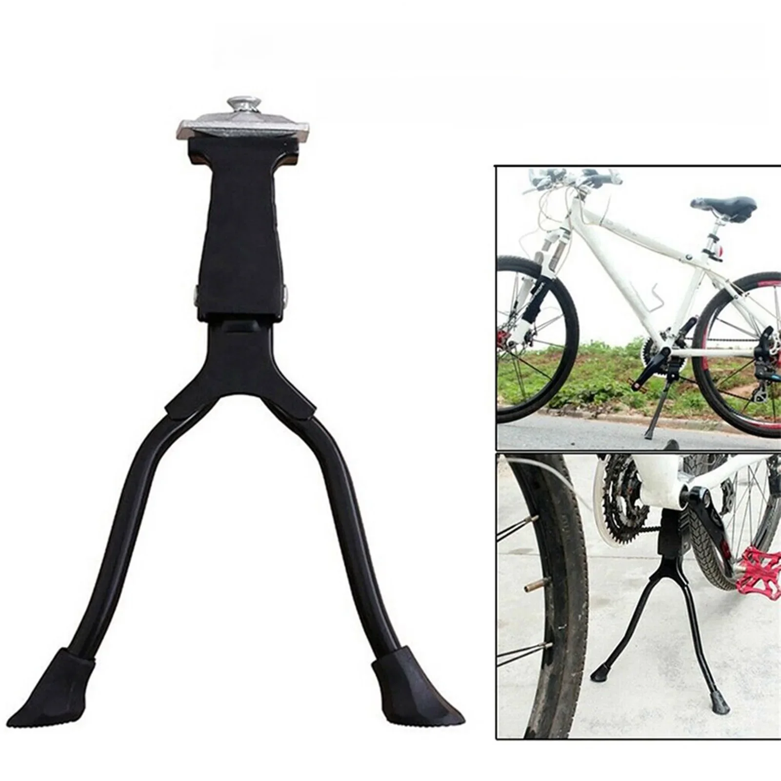 AliExpress NONE Mountain Bike Kickstand Height Adjustable Center Kickstand for Mountain Bicycle Road Bicycle