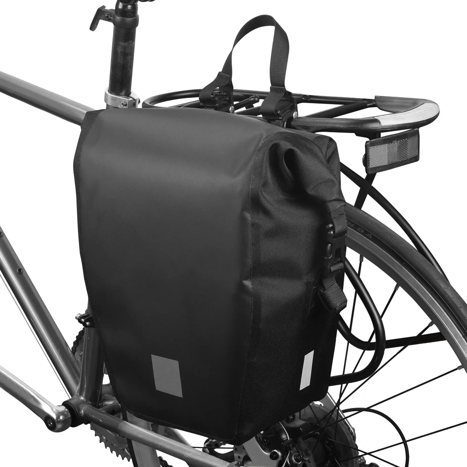 AliExpress UK SAHOO Bicycle Bag 10L/20L Cycling Bag Waterproof PVC Cycling Trunk Bag Bicycle Rear Rack Bag Bike