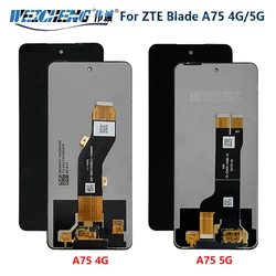 Original For ZTE Blade A75 4G LCD ZTE A75 5G Display Screen+Touch Panel Digitizer For ZTE Blade A75 5G Z2357N Blade A75 4G LCD