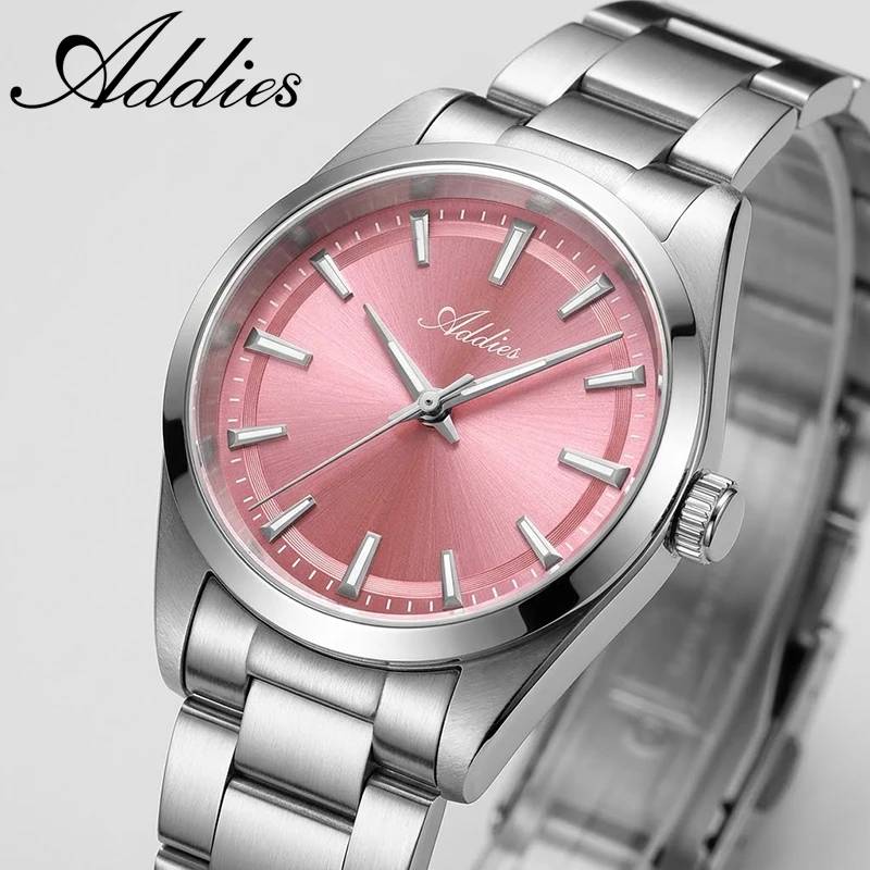 ADDIES Luxury Woman Watches 316L Stainless Steel Sapphire Glass Women Watch Business Luminous 50m Waterproof Quartz Wristwatch