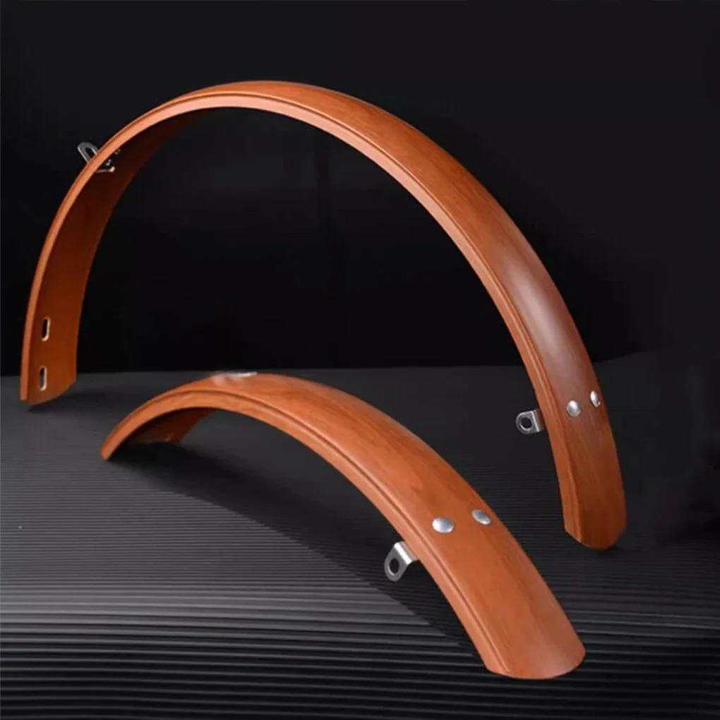AliExpress BoFaCarry 2pcs ABS Aesthetic Appeal Retro Mudguard Vintage Look For Folding Bikes Mudguard Adds Touch V-brake 20 in brown