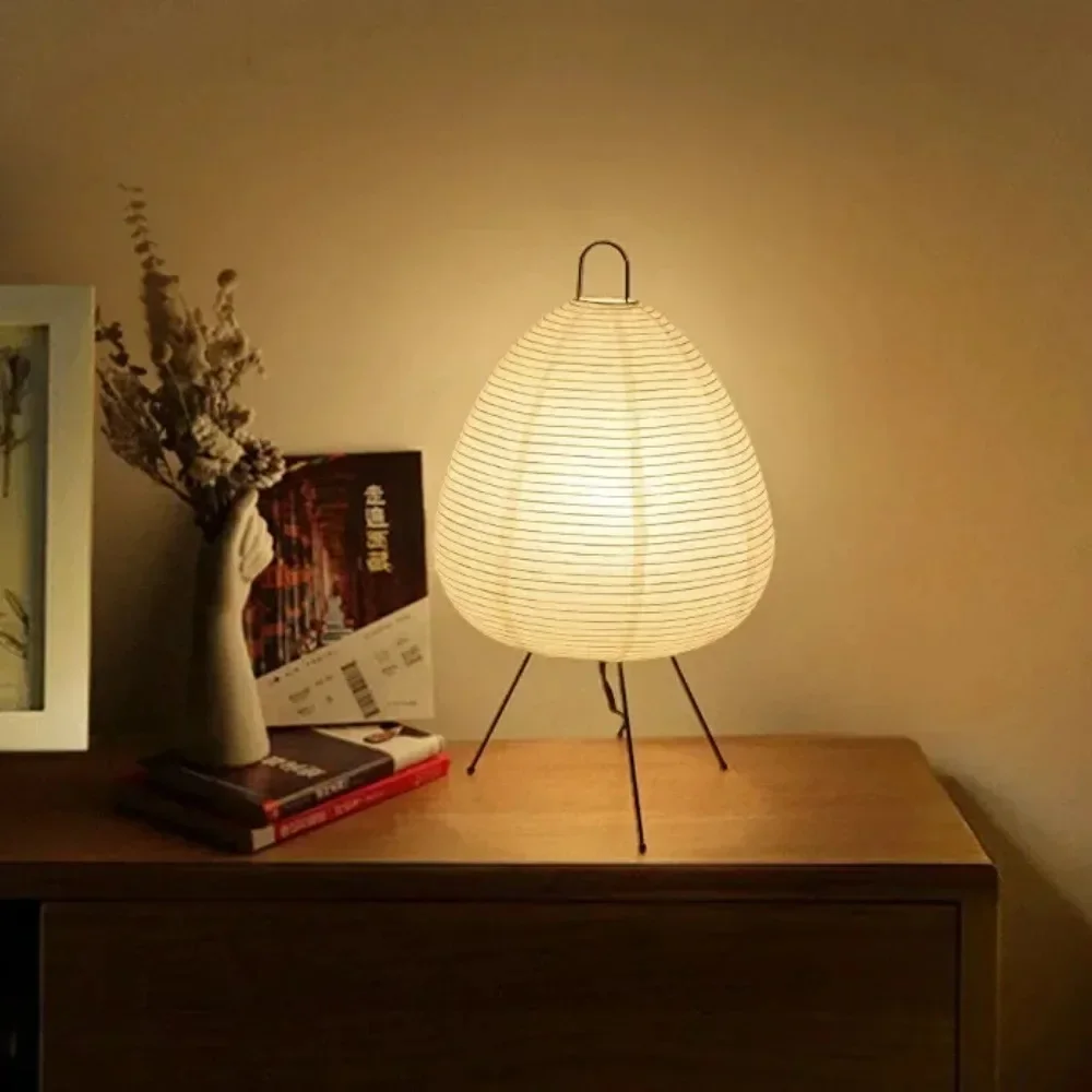 Japanse Noguchi Yong Lantaarn Lamp Statief Tafellamp Rijstpapier Bureaulamp Woonkamer Slaapkamer Decor Sfeer Bedlampjes