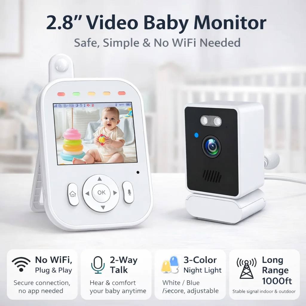 28-inch-720p-baby-monitor-no-wifi-no-app-vox-two-way-talk-940nm-night-vision-3-color-night-light-2x-zoom