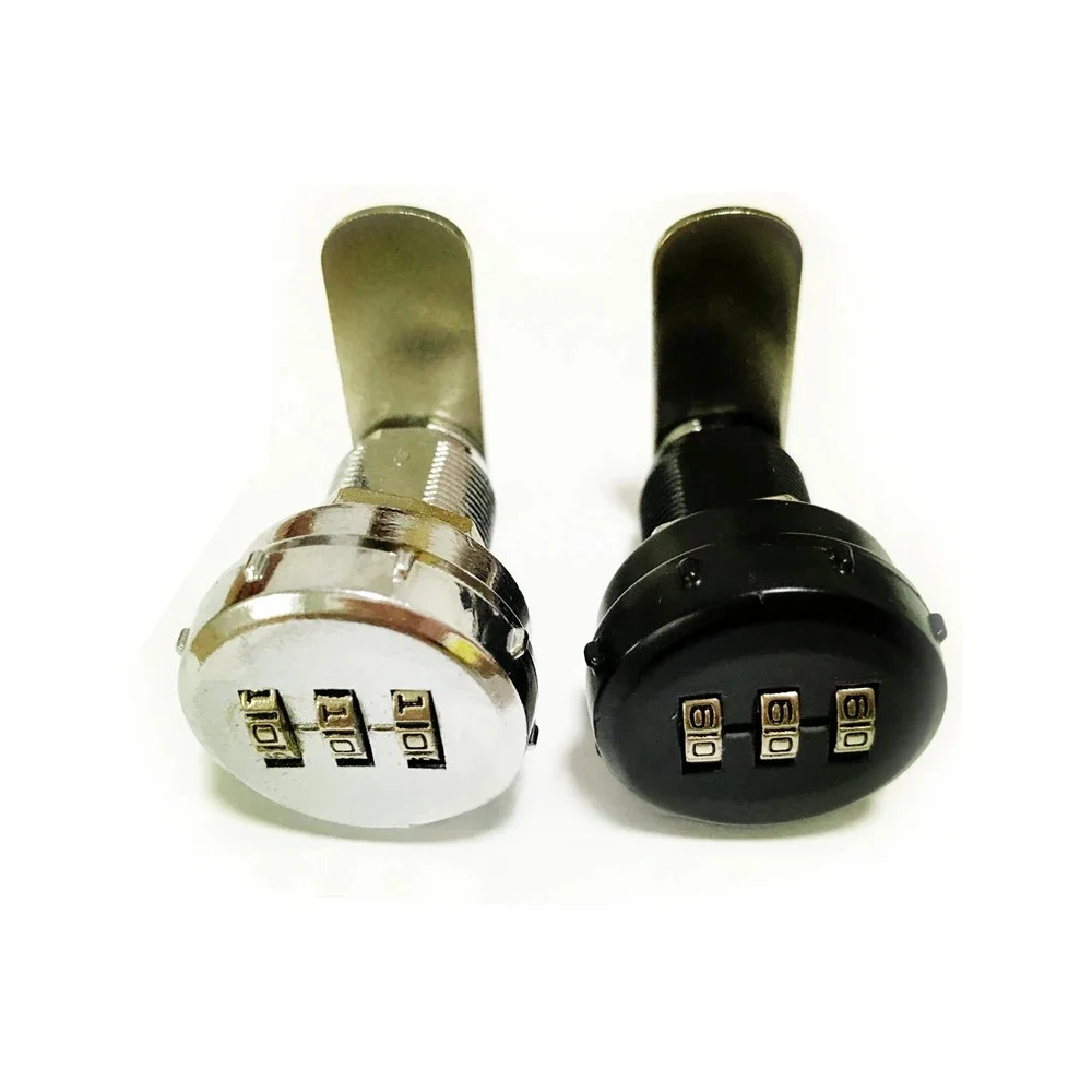1000 set password Hardware Combination Cam Lock 3 Digit  Security Lock for Drawer Cabinet Custom Code Password Locks