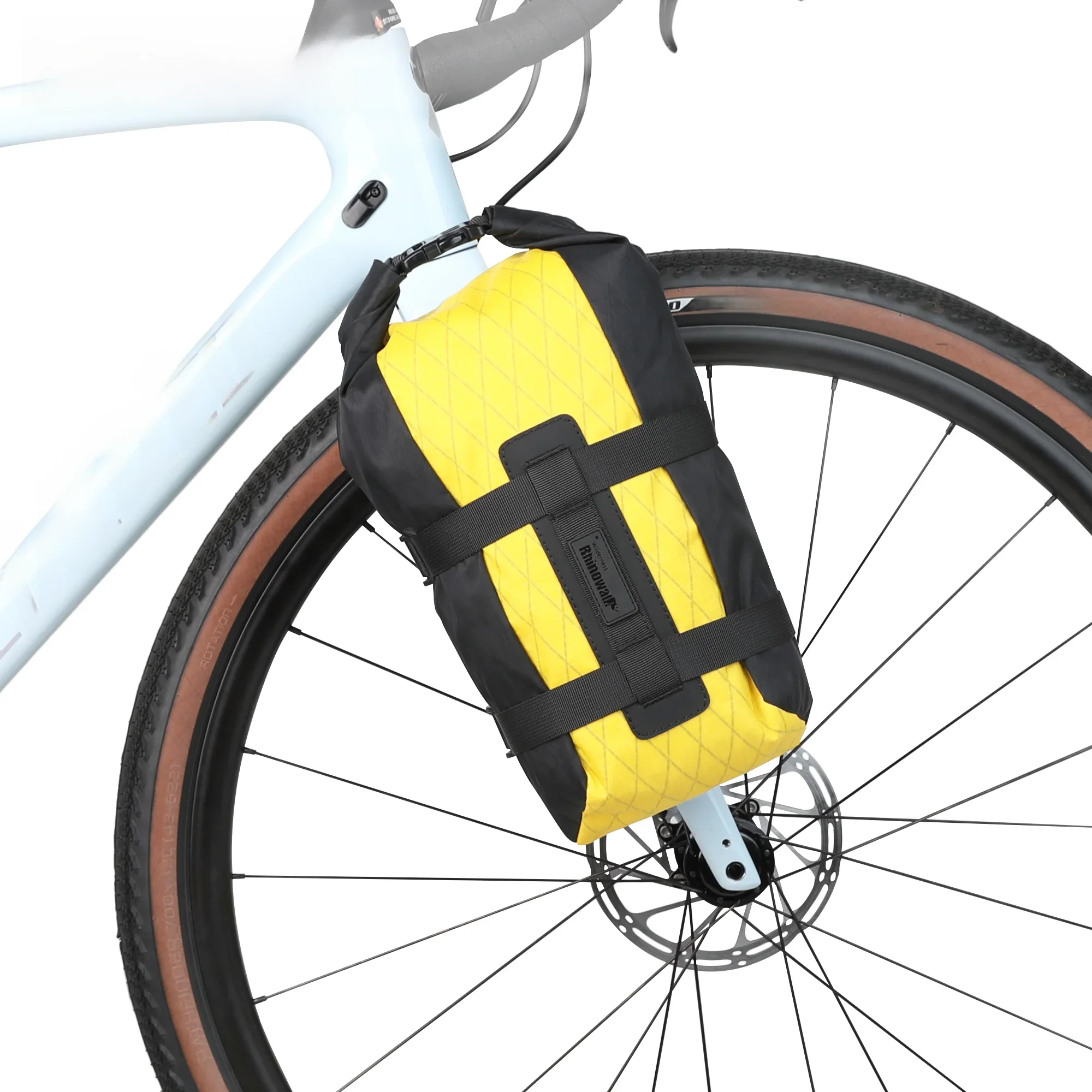AliExpress Rhinowalk Bike Front Fork Bag 6.5L Waterproof Bikepacking MTB Cycling Quick Release Front Pack Bag With Mount Rack 1 or 2 Units