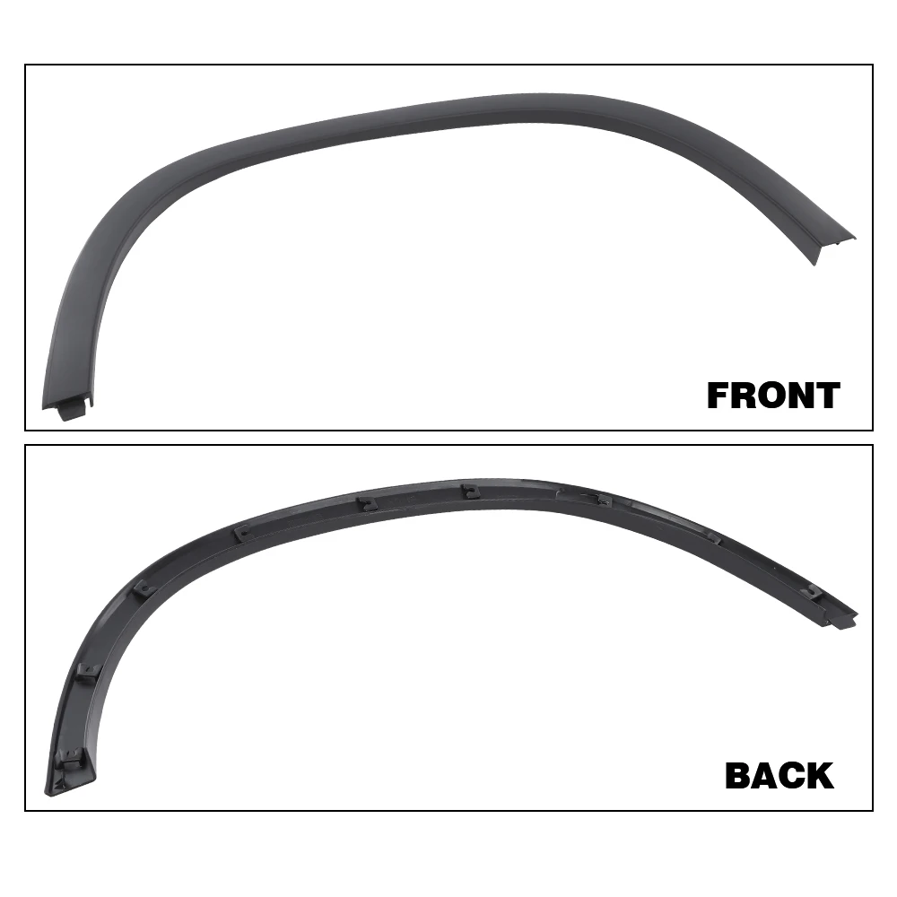 Zierleiste für Vorderradgehäuse, kompatibel mit Chevy Trax 2017–2022, linke Fahrerseite 42490924, Gm1290251