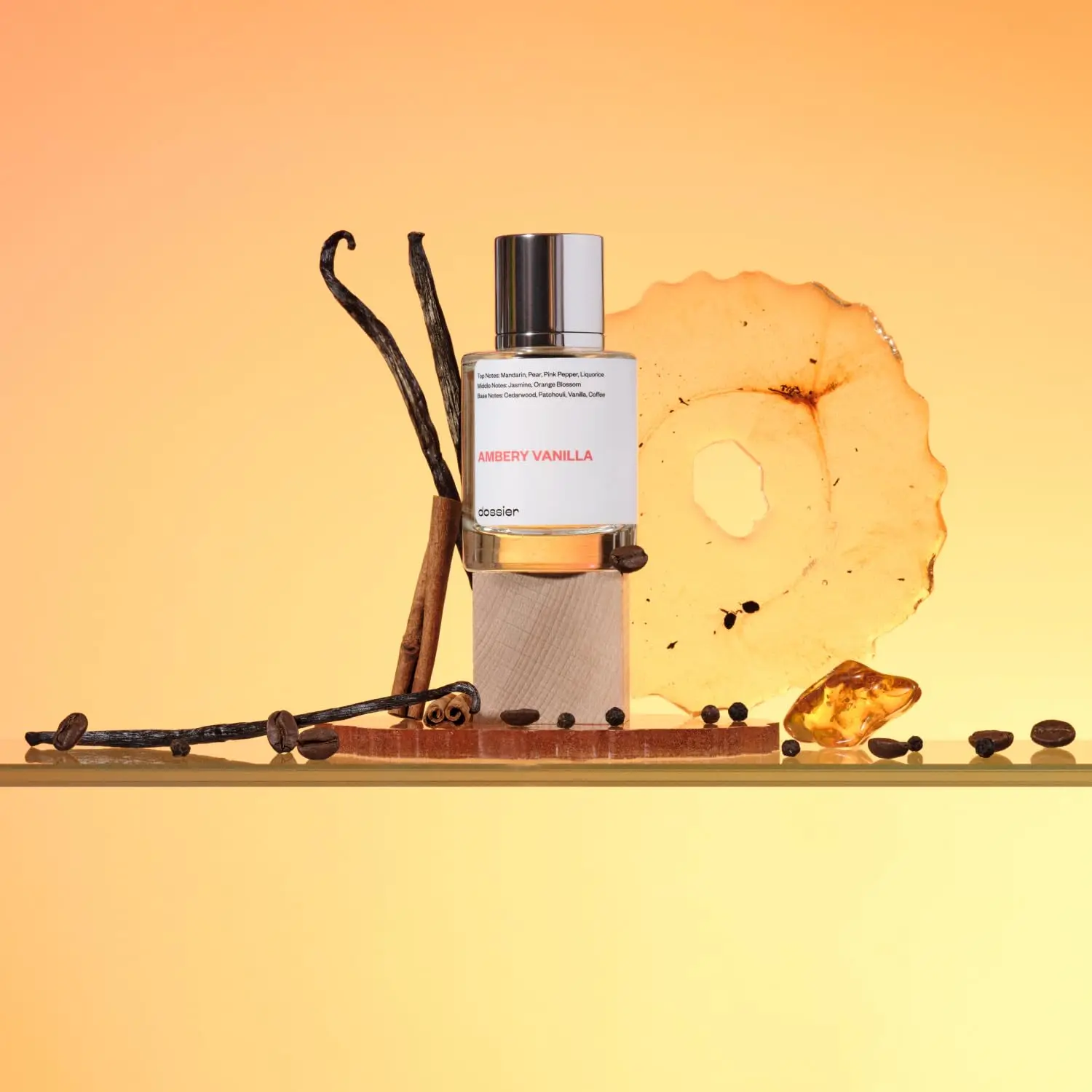 Dossier - Ambery Vanilla 1.7Oz (50ml) - Eau de Parfum - مستوحى من Y S.L's B.lack O.pium - عطر يدوم طويلاً - أنثوي