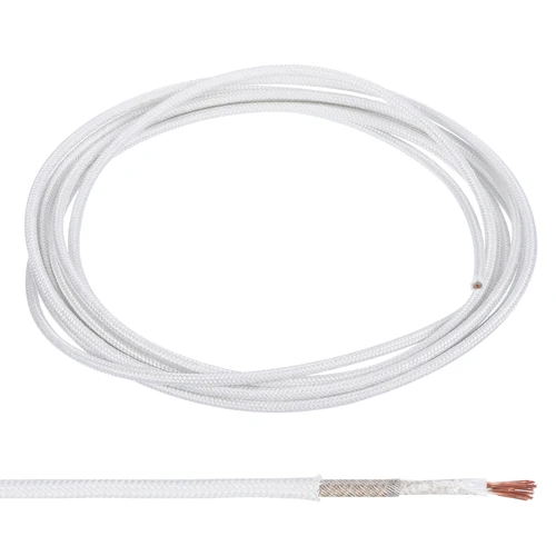 Imagen 1 del producto Cable electrónico de fibra de vidrio de Mica de alta temperatura, Cable Flexible resistente al calor, aislado, 11,5-32,8 pies, 9-17 AWG
