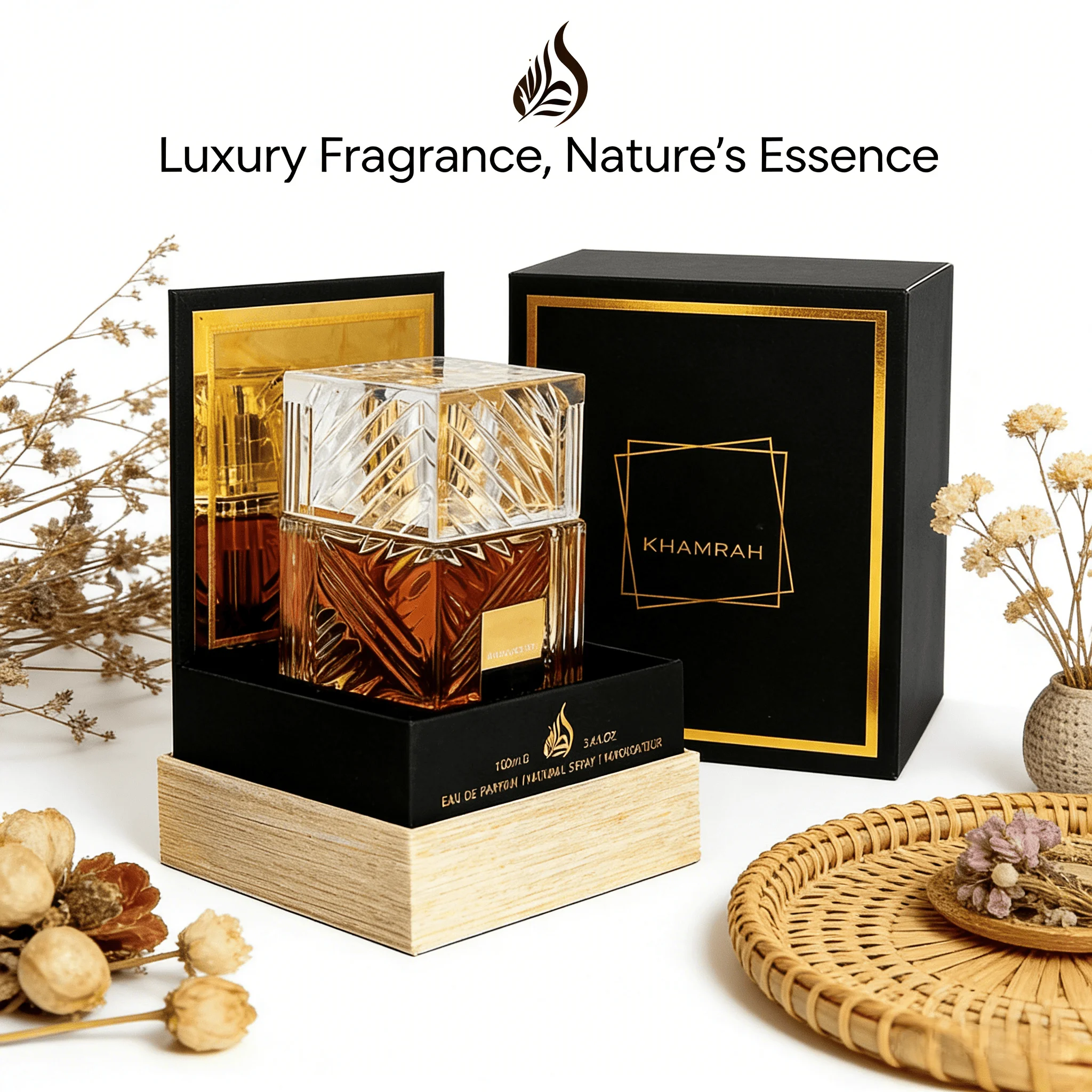 

KHAMRAH Men Fragrance Arabian Charm Unisex Men Perfume Couple Date Eau De Toilette 100ml Woody Cologne Light