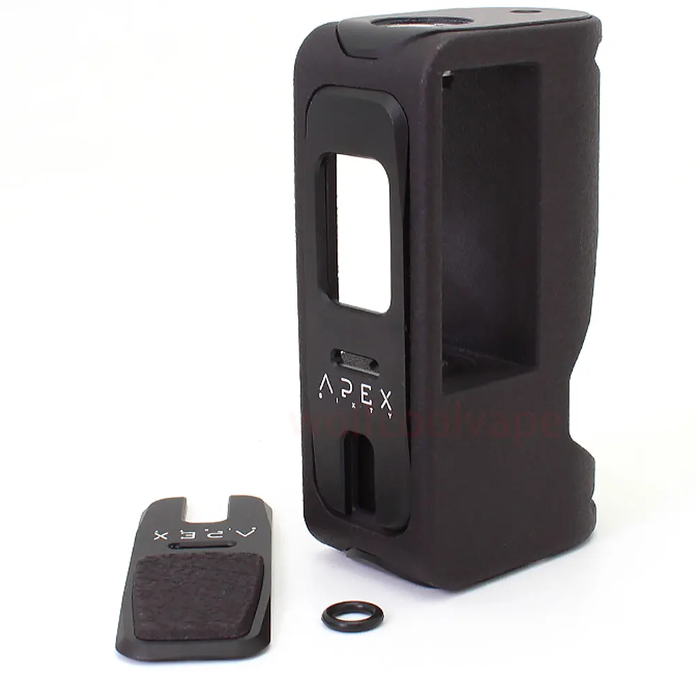 

wolfcoolvapve APEX Style Boro Box Mod Black VW 5~60W fit 18650 battery BB / Billet Boro RBA / Tank