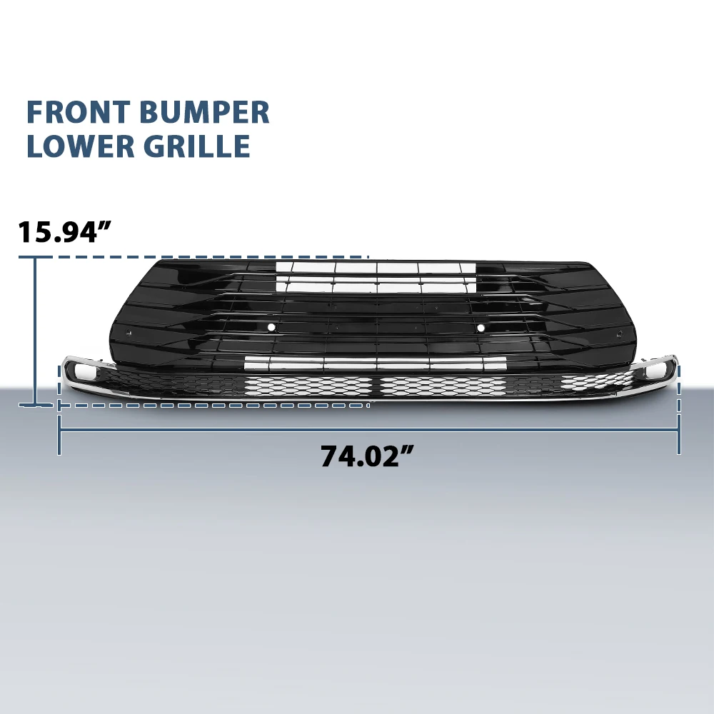 المصد الأمامي الشبكة السفلية ث/فتحات الاستشعار ث/O كام صالح ل 2021-2024 تويوتا سيينا Pp شبكة دائم مقاوم للماء مقاوم للثلج والغبار #3