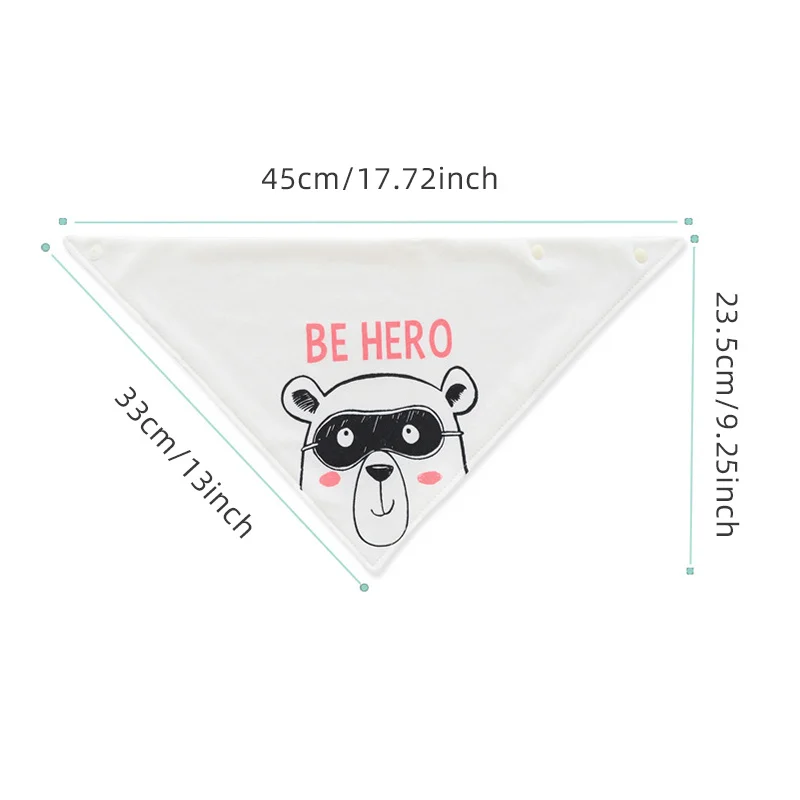 5pcs Triangle towel baby drool towel newborn children baby bib waterproof bib boys and girls bib