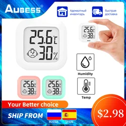 Aubess-Sensor de Umidade e Temperatura, Monitoramento em Tempo Real, Segurança Doméstica Inteligente, Detector de Proteção, Nenhum Hub Necessário, 3 Cores