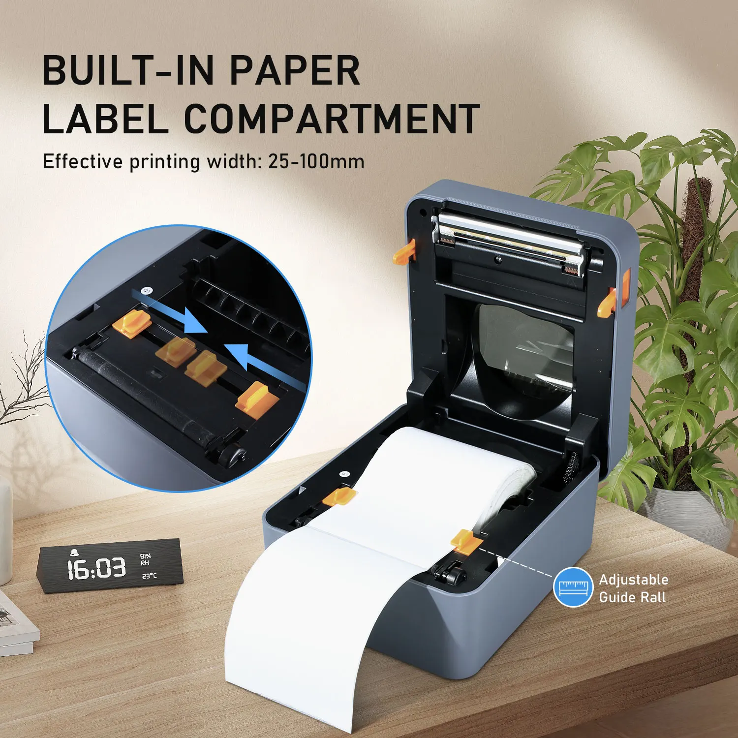 Thermal Printer4×6 Shipping Label Printer For Small Businesses,Desktop Thrmal Label Printers For Shipping Package
