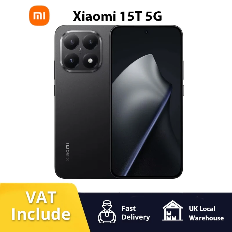 Xiaomi 15T 5G Smartphone 12GB RAM Leica Camera 6.83 AMOLED Display 120Hz MTK Dimensity 8400-Ultra CPU 5500mAh Without Charger