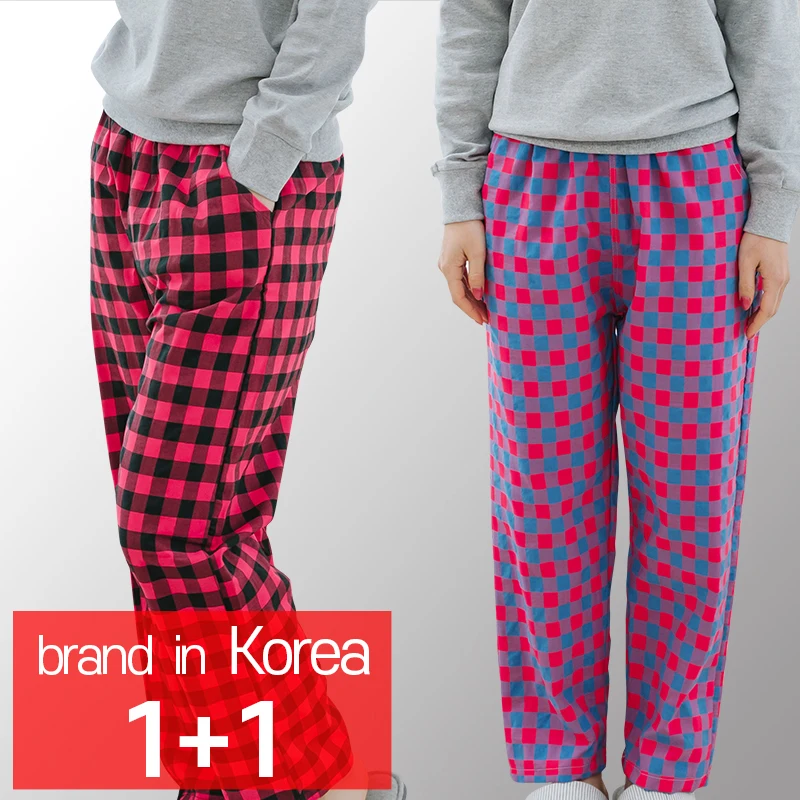 [CALL RA S](1+1 2 pieces) Women's Ombre pajamas/Red + Pink/comfortable // pajamas/night wear/sleepwear/couple pajamas