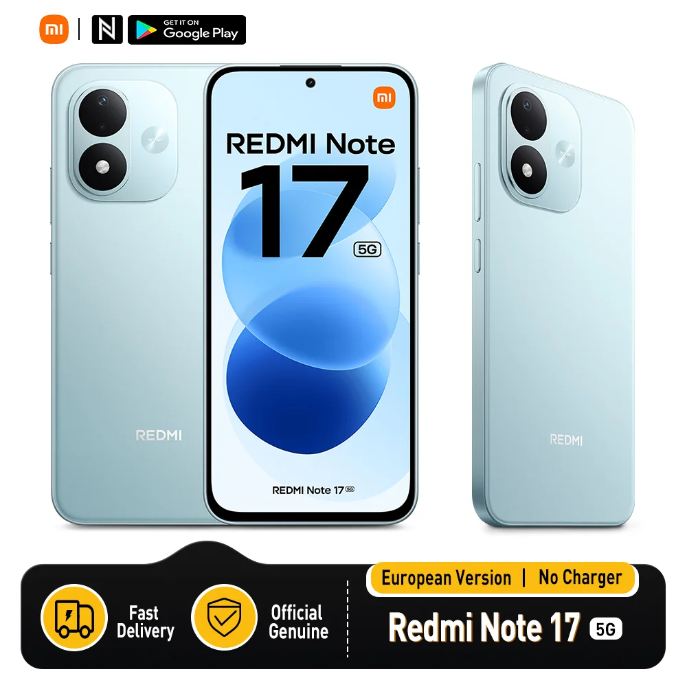Xiaomi Azul Cielo Versión Global Redmi Note 17 5G Nfc Smartphone, Pantalla Amoled Fhd De 6.99' Con Protección Ocular, Potente Snapdragon 4 Gen 4, Desbloqueo Facial Por Ia, Teléfonos Móviles - Imagen 17