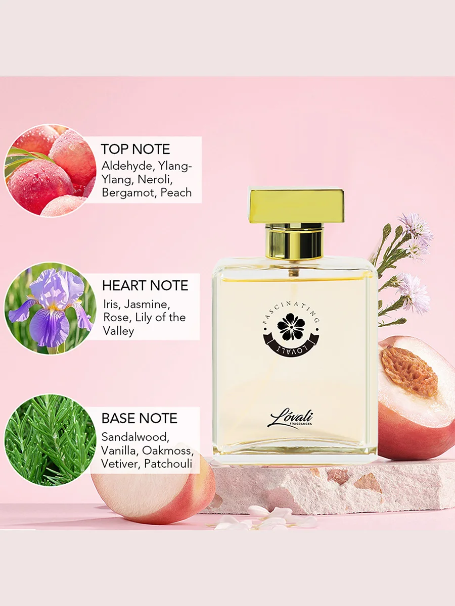 مجموعة عطور نسائية 3 عبوات/300 مل | فواكه الأزهار وروائح الزهور ألديهايد | روز البابونج الحمضيات والبطيخ الشاي الخوخ جوهر #4