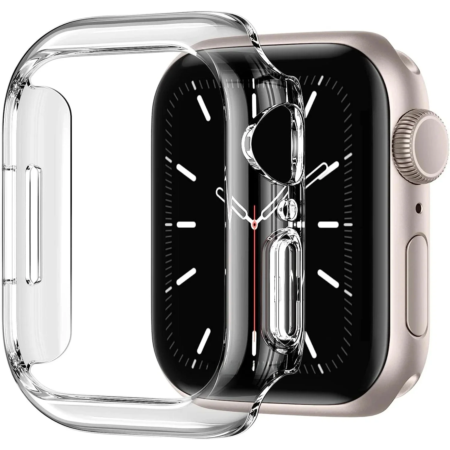 Etui na Apple Watch 46mm 40mm 45mm 41mm PC Protector Bumper Protective Shell dla iWatch Series 11 10 9 8 7 SE 3 6 Ultra 3 — zdjęcie 2