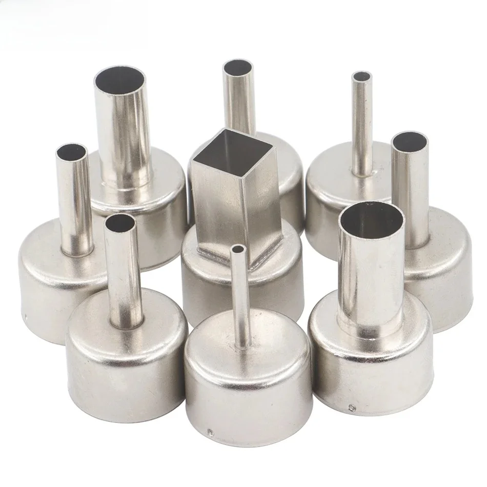 9 sztuk/partia 22mm uniwersalna dysza stacja lutownicza stacje na gorące powietrze dysze pistoletowe do dysz spawalniczych 858D/858D +/8586/8858 — zdjęcie 2