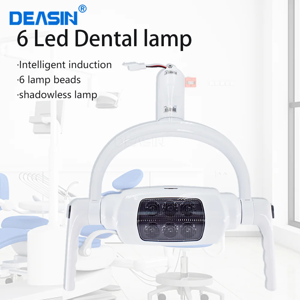 High Quality Dental Chair LED Lamp 6 LED Light Bulbs Operating Induction Lamp Oral Light