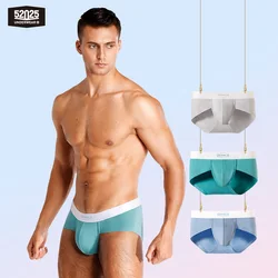 52025 Men's Modal Briefs (3-Pack) – Silky-Smooth Breathable Underwear with Lightweight Second-Skin Comfort and Modern Fit