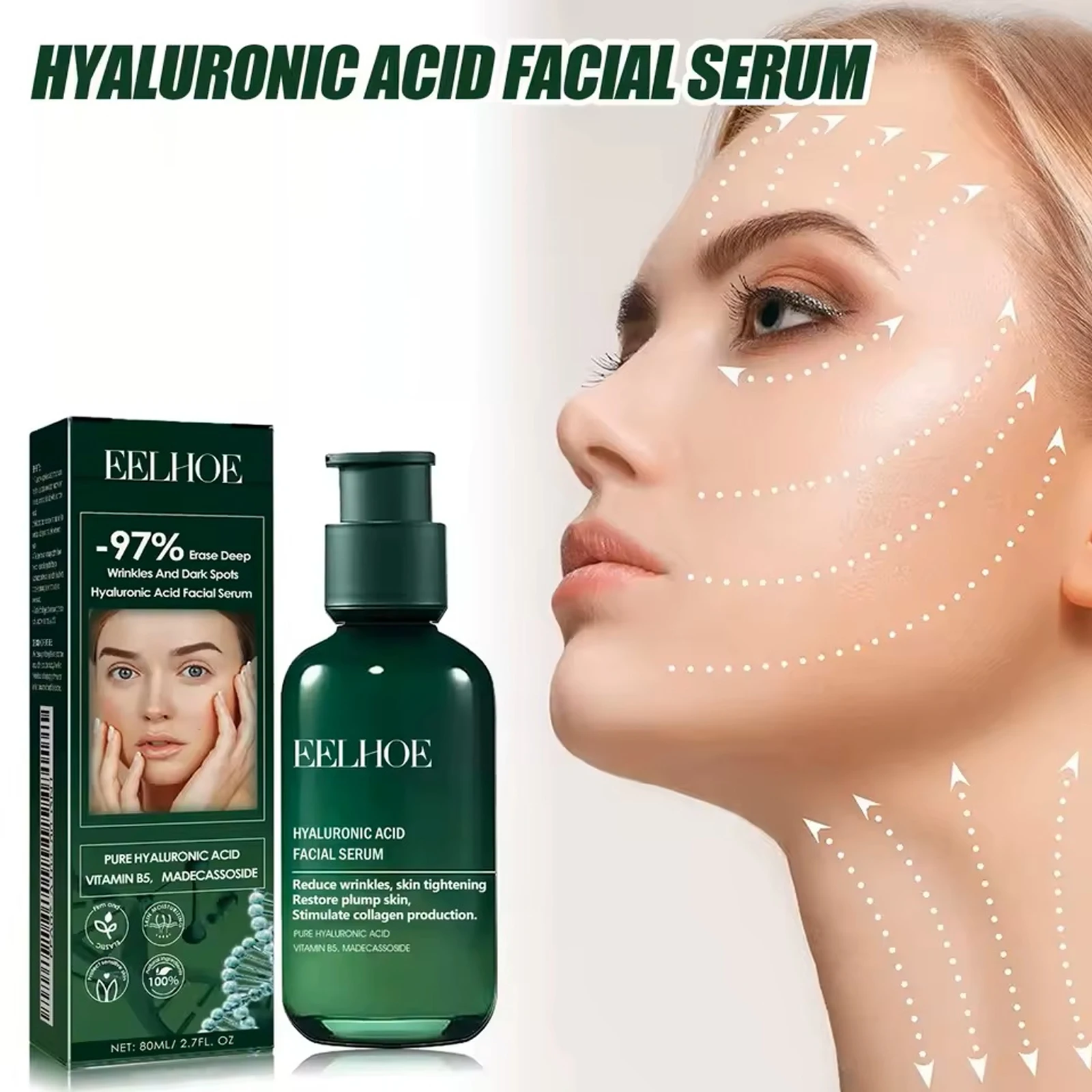 

Face Serum Wrinkle Treatment Reduce Fine Lines Improve Skin Tone Texture Restore Skin Elasticity Hydration Moisturizing Essence