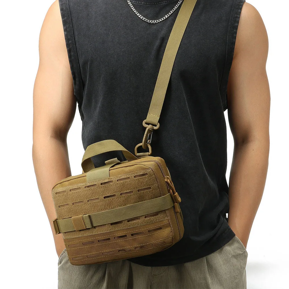 

Tactical Admin Pouch ,Molle Utility Tool Pouch ,Two Way Zipper First Aid EDC Pouch Medical ,Outdoor Emergency Survival Bag