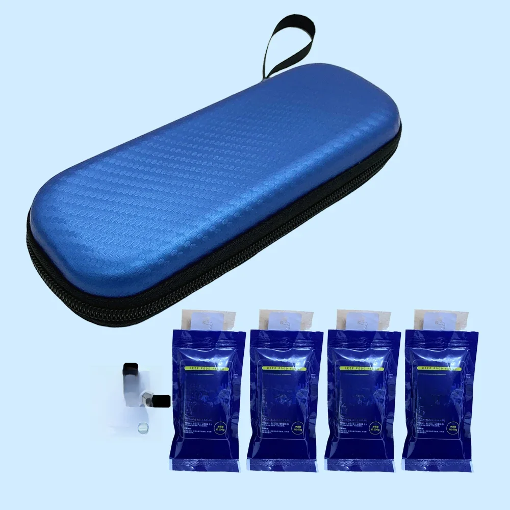 Draagbare insulinekoeltas met 4 ijspak Diabetische zakpilbeschermer PU waterdichte thermisch geïsoleerde medische koeler - afbeelding 2