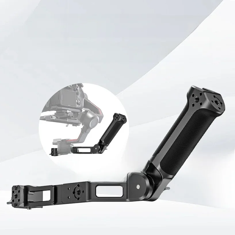Uchwyt do noszenia gimbalu, uchwyt do stabilizatora DJI RS5/4/3/2/Pro/Mini, maksymalne obciążenie 6 kg, ergonomiczny uchwyt do zdjęć pod niskim kątem. — zdjęcie produktu 7