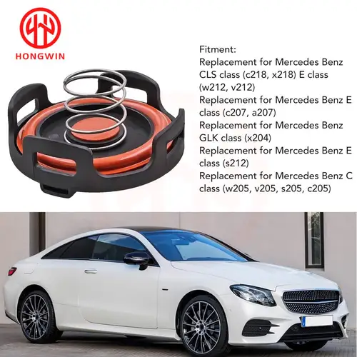 Imagen 2 del producto Kit de reparación de cubierta de válvula PCV de motor, A2740181400, A2740900200, con membrana para Mercedes Benz Clase E, CLS, GLK, GLC, M274/M270, 2.0L