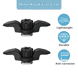 Kayak Anchor Cleat Compatible with Kayak Track Light Medium Duty Polymer Kayak Mount Track Kayak Low Profile Track Mount