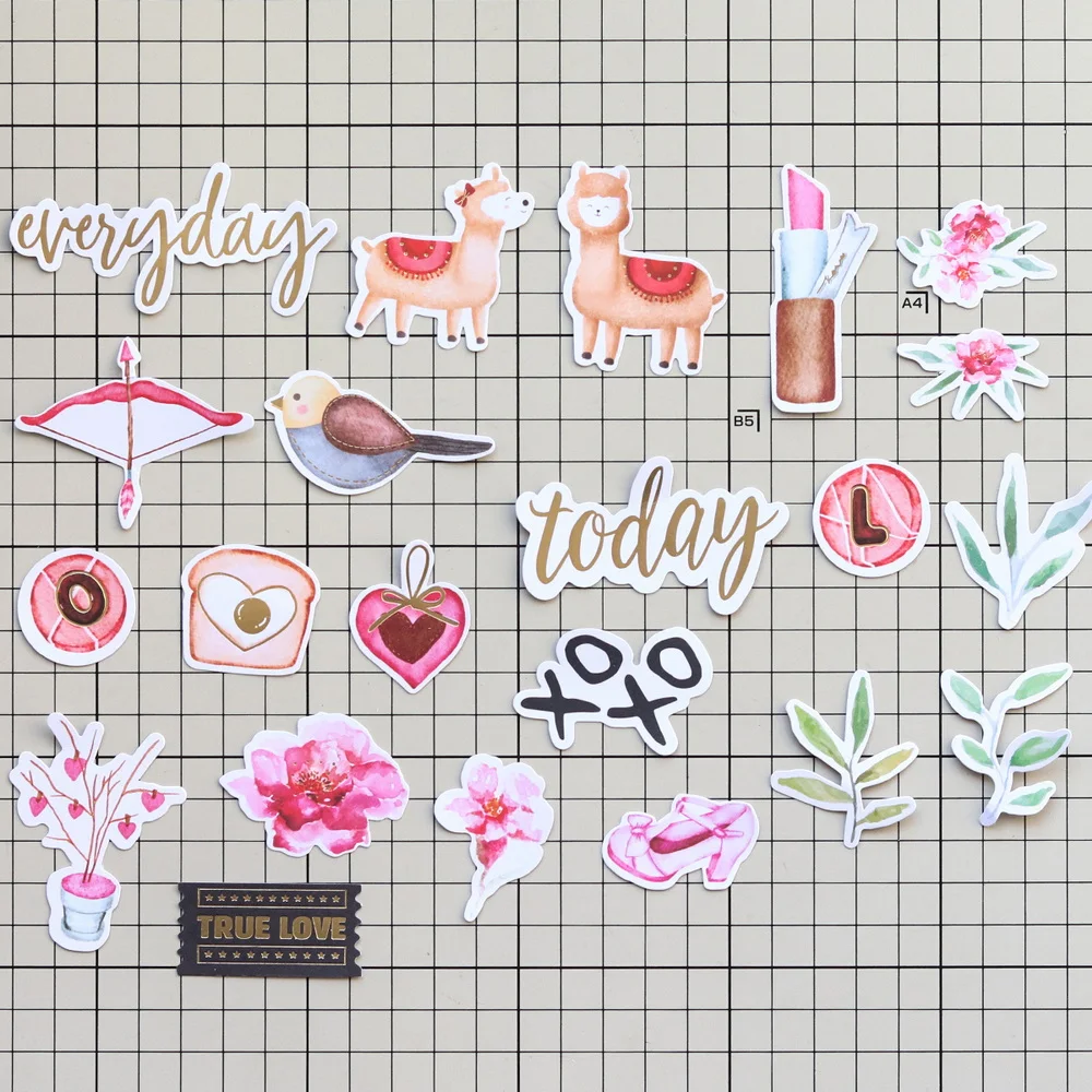 Creative Path 150 Stück Scrapbooking-Stanzformen, niedliche Liebes-Papierstanzformen, Ephemera für DIY-Bastelarbeiten, Junk-Journaling, Kartenherstellung – Detail 5