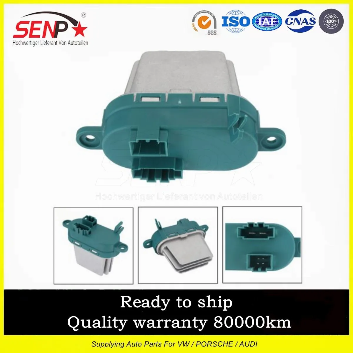 OEM 7L0 907 521 B SENP High Quality Auto Parts Blower Motor Heater Fan Control Fit For VW TOUAREG 1.8T 1995-2010 7L0907521B