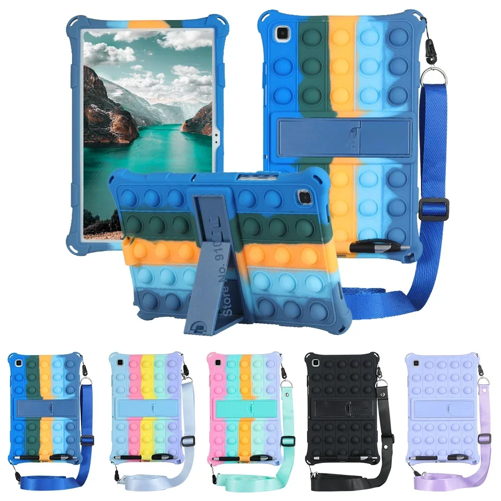 Miękkie etui bąbelkowe do Samsung Galaxy Tab A11+Plus 11 A9 8.7 cala A8 10.5 A7 10.4 Pokrowiec na tablet Tab S5E S6 Lite 10.4 Etui dla dzieci — zdjęcie produktu 7