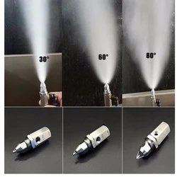 Free Shipping Air Atomizer Spray Nozzle, Ultrasonic Dry Fog, Super Fine Mist Atomizing, Dust Removal, SS304 Stainless Steel,