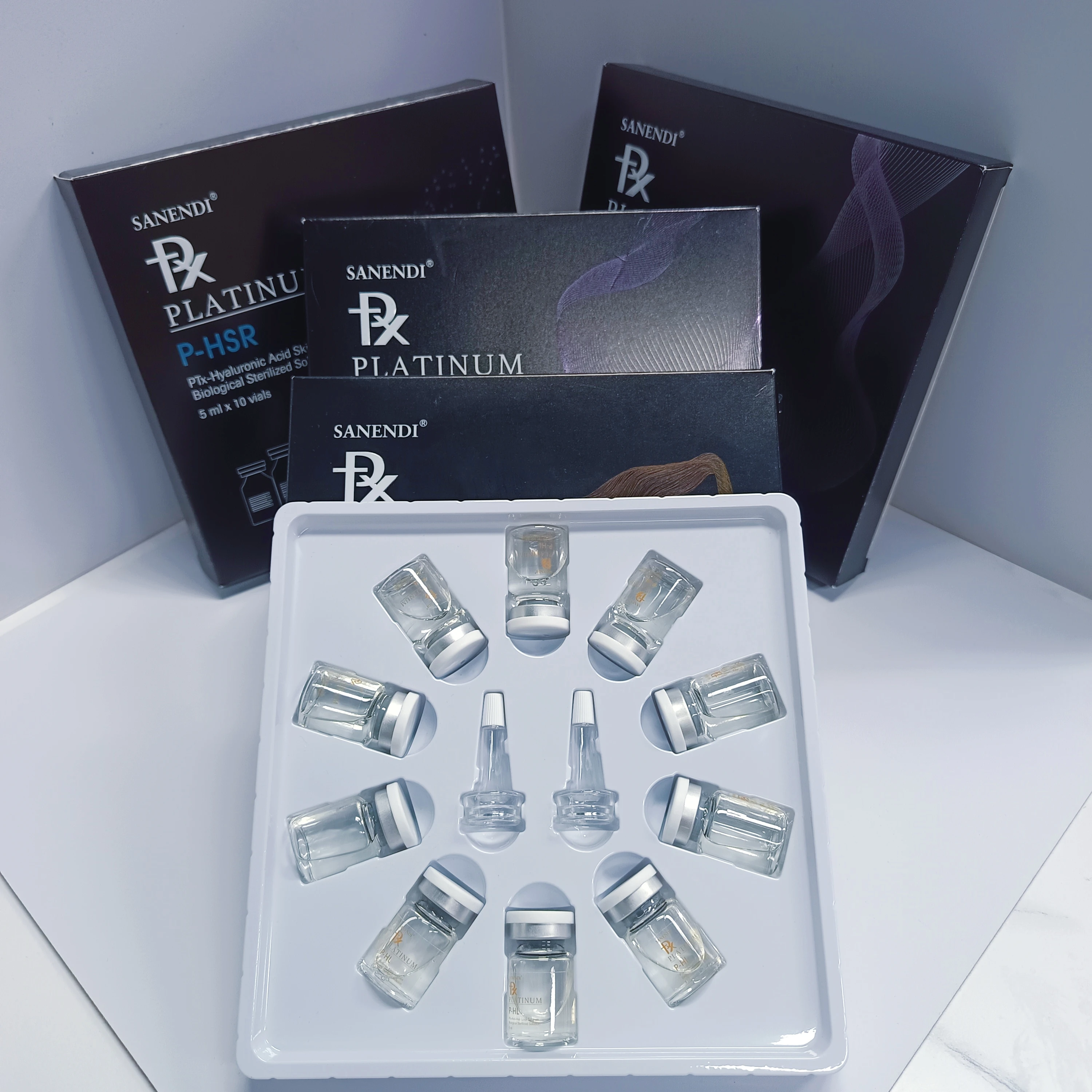 

Korea SANENDI Skincare Products PLATINUM Professional Facial Care Essence Series Strong Hair Texture Facial Moisturizing Repair