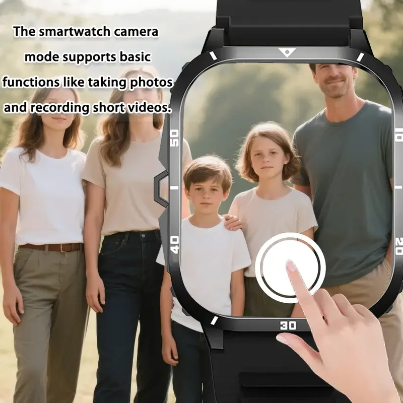 جديد الأصلي وعرة العسكرية الرجال ساعة ذكية بلوتوث دعوة اللياقة البدنية ساعة مساعد صوتي مقاوم للماء الرياضة Smartwatch لشاومي